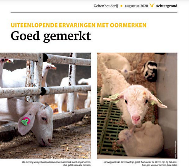 Enquete oormerkgebruik geitenhouderij